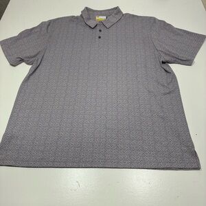 Jack Nicklaus Polo‎ Men Size XXL Golf Polo Moisture Wicking Mood Indigo Collared
